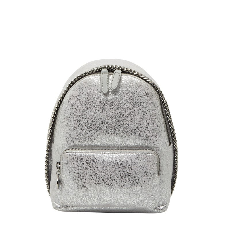 ステラマッカートニー ファラベラ ミニリュック バックパック シルバー ポリエステル レディース Stella McCartney 【中古】
