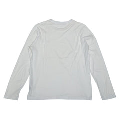 ルイ ヴィトン 長袖Tシャツ カットソー ロンT サイズL ホワイト コットン メンズ LOUIS VUITTON 【中古】