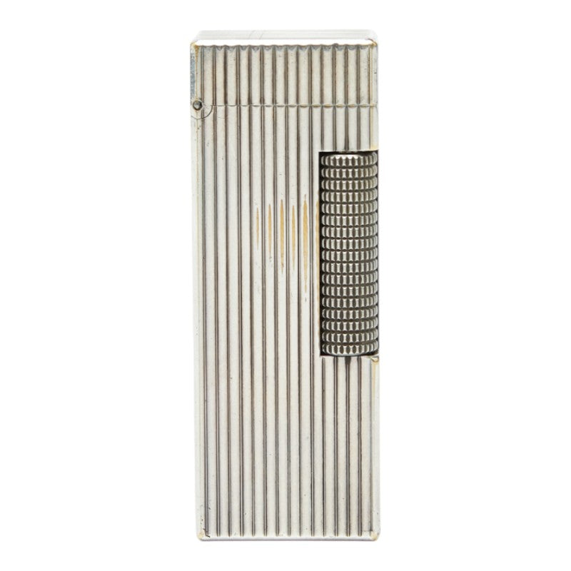 ダンヒル ローラー式 着火確認済 ガス充填可 ライター シルバー メタル メンズ Dunhill 【中古】