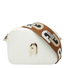 フルラ スリーク ミニ ショルダーバッグ クロスボディバッグ ホワイト レザー レディース Furla 【中古】