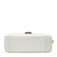 フルラ スリーク ミニ ショルダーバッグ クロスボディバッグ ホワイト レザー レディース Furla 【中古】