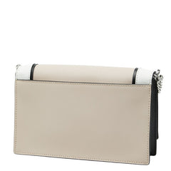 ケイトスペード チェーン ハンドバッグ ショルダーバッグ 2WAY ベージュ マルチカラー レザー レディース Kate Spade 【中古】