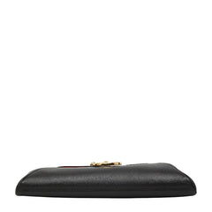 カルティエ パンテール クラッチバッグ ブラック レザー レディース CARTIER 【中古】