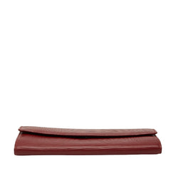 ルイ ヴィトン エピ ポルトフォイユ サラ 二つ折り財布 M60316 レッド レザー レディース LOUIS VUITTON 【中古】