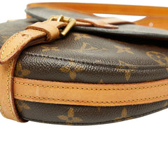 ルイ ヴィトン モノグラム シャンティPM 斜め掛け ショルダーバッグ M40646 ブラウン PVC レザー レディース LOUIS VUITTON 【中古】