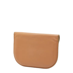 クロエ ジョージア コインケース 小銭入れ 名刺入れ ベージュ ゴールド レザー レディース Chloe 【中古】