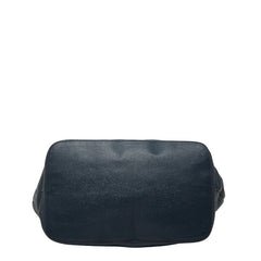 クロエ マーシー トートバッグ ハンドバッグ ネイビー レザー レディース Chloe 【中古】