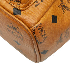 エム シー エム ヴィセトス モノグラム スタッズ リュック バックパック ブラウン レザー レディース MCM 【中古】