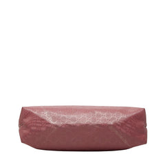 グッチ GGインプリメ トートバッグ ショルダーバッグ 211137 ピンク PVC レザー レディース GUCCI 【中古】