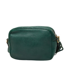 グッチ ソーホー インターロッキングG ディスコバッグ 斜め掛け ショルダーバッグ 308364 グリーン レザー レディース GUCCI 【中古】