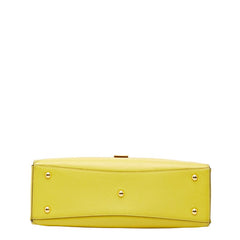 エム シー エム ハンドバッグ ショルダーバッグ 2WAY イエロー レザー レディース MCM 【中古】