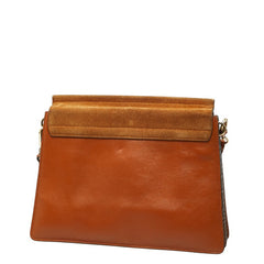 クロエ フェイ FAYE 斜め掛け ショルダーバッグ ブラウン スウェード レザー レディース Chloe 【中古】