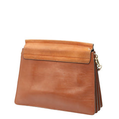 クロエ フェイ ミディアム 斜め掛け ショルダーバッグ ブラウン レザー スウェード レディース Chloe 【中古】