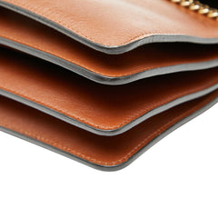 クロエ フェイ ミディアム 斜め掛け ショルダーバッグ ブラウン レザー スウェード レディース Chloe 【中古】