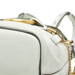 クロエ フェイ リュック バックパック ショルダーパック 2WAY グレー レザー スウェード レディース Chloe 【中古】