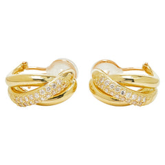 K18YG イエローゴールド ダイヤ0.50ct ピアス イヤリング レディース 【中古】