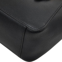 マイケルコース ロゴ ハンドバッグ ショルダーバッグ 2WAY ブラック レザー レディース Michael Kors 【中古】