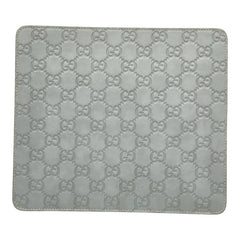 グッチ グッチシマ GG ロゴ マウスパッド パソコン PC小物 インテリア 雑貨 グレー レザー レディース GUCCI 【中古】