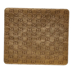 グッチ グッチシマ GG ロゴ マウスパッド パソコン PC小物 インテリア 雑貨 ゴールド レザー レディース GUCCI 【中古】