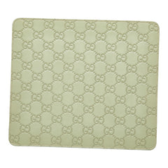グッチ グッチシマ GG ロゴ マウスパッド パソコン PC小物 インテリア 雑貨 グリーン レザー レディース GUCCI 【中古】