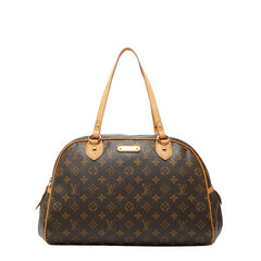 ルイ ヴィトン モノグラム モントルグイユGM トートバッグ ハンドバッグ M95566 ブラウン PVC レザー レディース LOUIS VUITTON 【中古】
