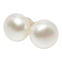 K18YG イエローゴールド アコヤボタンパール9.0～9.1mm ピアス レディース 【中古】