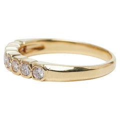 K18YG イエローゴールド ダイヤ0.50ct リング 指輪 レディース 11.5号 【中古】