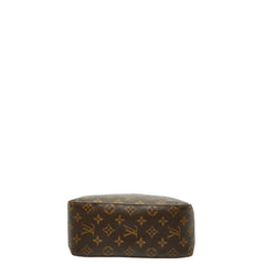 ルイ ヴィトン モノグラム ルーピングMM ショルダーバッグ ハンドバッグ M51146 ブラウン PVC レザー レディース LOUIS VUITTON 【中古】