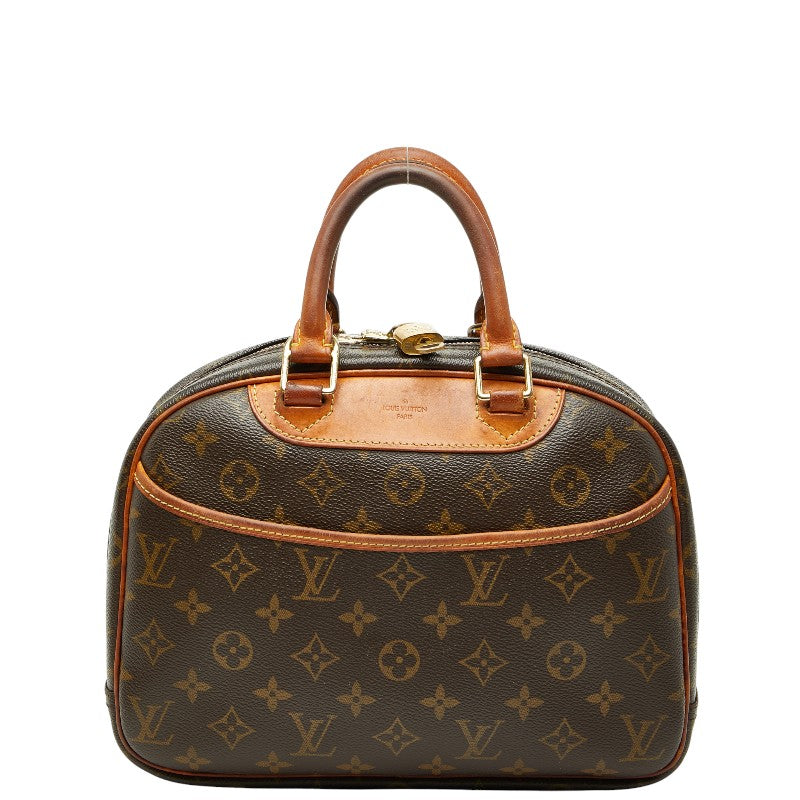 ルイ ヴィトン モノグラム トゥルーヴィル ハンドバッグ M42228 ブラウン PVC レザー レディース LOUIS VUITTON 【中古】