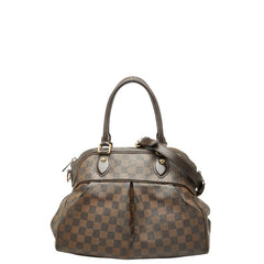 ルイ ヴィトン ダミエ トレヴィPM ハンドバッグ ショルダーバッグ 2WAY N51997 ブラウン PVC レザー レディース LOUIS VUITTON 【中古】
