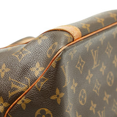 ルイ ヴィトン モノグラム サックショッピング トートバッグ ショルダーバッグ M51108 ブラウン PVC レザー レディース LOUIS VUITTON 【中古】