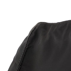 プラダ 三角ロゴプレート ショルダーバッグ ブラック ナイロン レディース PRADA 【中古】