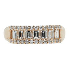 K18PG ピンクゴールド ダイヤ1.15ct リング 指輪 レディース 12号 【中古】