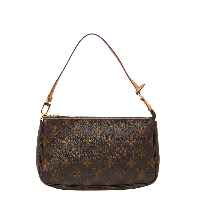 ルイ ヴィトン モノグラム ポシェット アクセソワール ポーチ ハンドバッグ M51980 ブラウン PVC レディース LOUIS VUITTON 【中古】