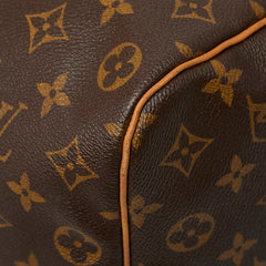 ルイ ヴィトン モノグラム キーポル50 ボストンバッグ M41426 ブラウン PVC レザー レディース LOUIS VUITTON 【中古】