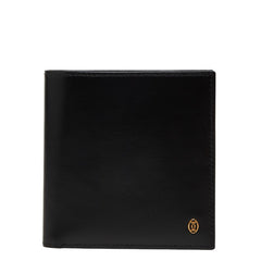 カルティエ パシャ ドゥ カルティエ 二つ折り財布 L3000137 ブラック レザー メンズ CARTIER 【中古】