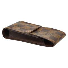 ルイ ヴィトン ダミエ エテュイ シガレット シガレットケース N63024 ブラウン PVC レザー レディース LOUIS VUITTON 【中古】