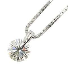 Pt900 プラチナ Pt850 プラチナ ダイヤ1.06ct ペンダント ネックレス レディース 【中古】