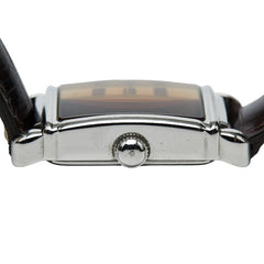 エンポリオ アルマーニ 腕時計 AR-0404 クオーツ ベージュ文字盤 ステンレススチール メンズ Emporio Armani 【中古】