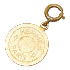 エルメス セリエ チャーム ペンダント ゴールド メッキ レディース HERMES 【中古】