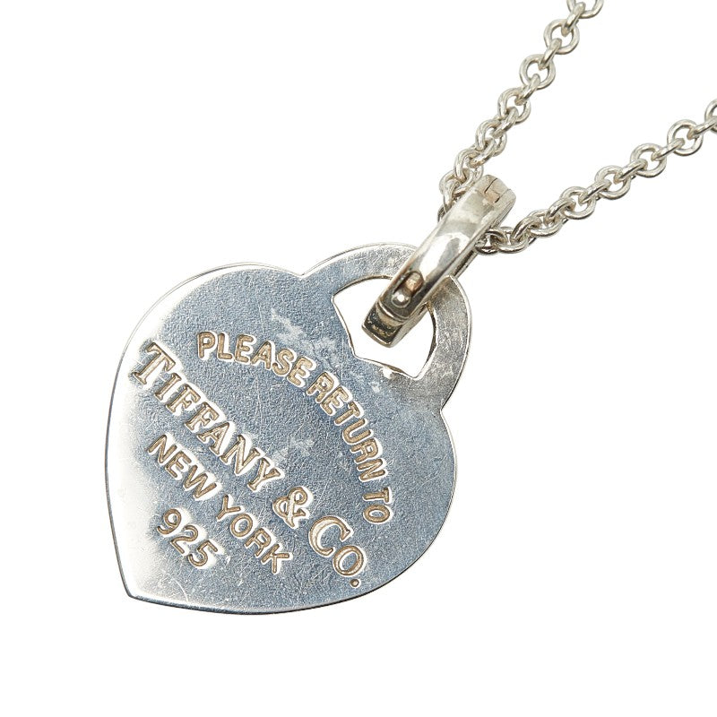 ティファニー リターン トゥ ティファニー ハートタグ ネックレス SV925 シルバー レディース TIFFANY&Co. 【中古】