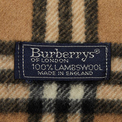 バーバリー ノバチェック マフラー ブラウン カシミヤ レディース BURBERRY 【中古】
