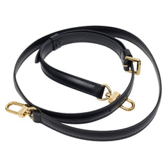 ルイ ヴィトン ショルダーストラップ ブラック レザー レディース LOUIS VUITTON 【中古】