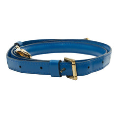 ルイ ヴィトン ショルダーストラップ ブルー レザー レディース LOUIS VUITTON 【中古】