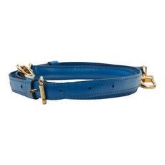 ルイ ヴィトン ショルダーストラップ ブルー レザー レディース LOUIS VUITTON 【中古】