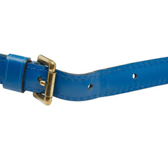 ルイ ヴィトン ショルダーストラップ ブルー レザー レディース LOUIS VUITTON 【中古】