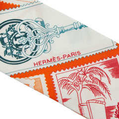 エルメス ツイリー LE PHILATELISTE DU FAUBOURG フォーブルの切手愛好家 スカーフ マルチカラー シルク レディース HERMES 【中古】