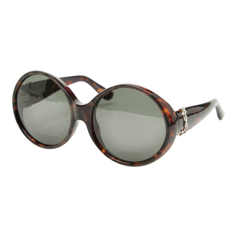 サンローラン YSLロゴ サングラス SL M1/F 007 ブラウン プラスチック レディース SAINT LAURENT 【中古】