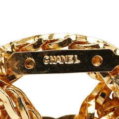 シャネル トリプルサークル ココマーク チェーン ブローチ ゴールド メッキ レディース CHANEL 【中古】