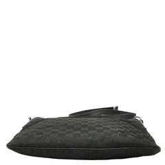 グッチ GGキャンバス 斜め掛け ショルダーバッグ 113013 ブラック キャンバス レザー レディース GUCCI 【中古】